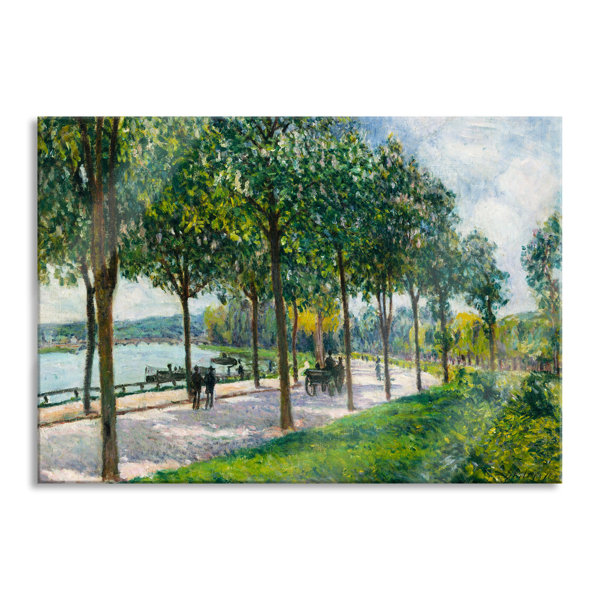 Ophelia Co Glasbild Jas de Bouffan II von Paul Cézanne Wayfair de